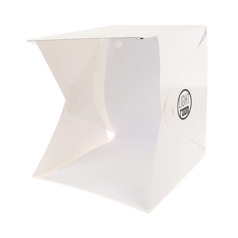 Chambre à lumière LED pour studio photo, tente lumineuse, boîte souple, arrière-plans, boîte à photos pour appareil photo reflex numérique, boîte à lumière pliante portable, 22cm