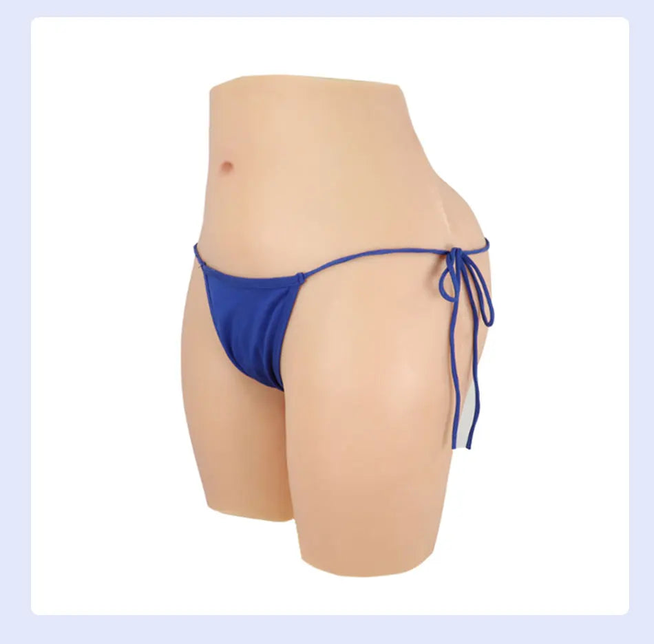 YUERUGOU Culotte vaginale réaliste en silicone pour transexuelle, pantalon de chatte Crossdresser, sexe Éltransgenre, faux sous-vêtements, élévateur de hanche, mise à niveau