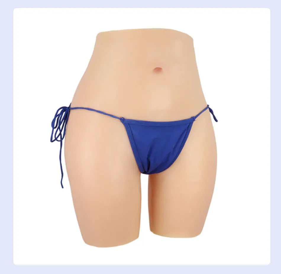 YUERUGOU Culotte vaginale réaliste en silicone pour transexuelle, pantalon de chatte Crossdresser, sexe Éltransgenre, faux sous-vêtements, élévateur de hanche, mise à niveau