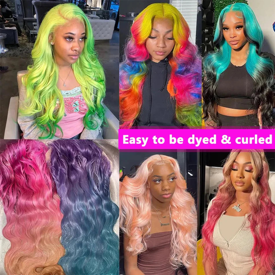 13x6 HD Transparent 613 Blonde dentelle frontale perruques de cheveux humains brésilien droite dentelle avant perruques de cheveux humains peuvent être teintes n'importe quelle couleur