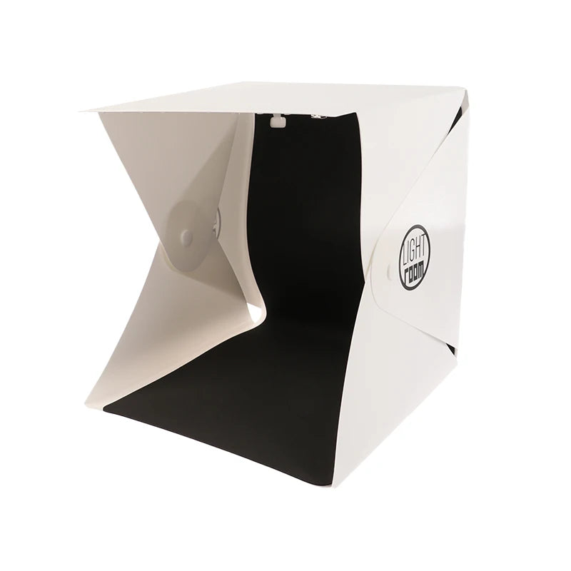 Photographie lumière LED salle Photo Studio lumière tente boîte souple décors Photobox pour appareil Photo DSLR 22CM Portable pliable Lightbox