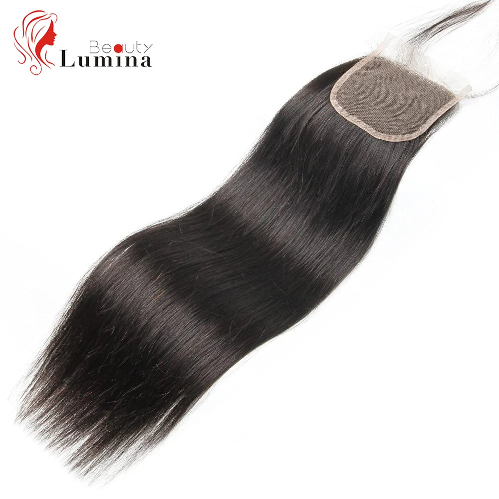 Fermeture frontale en dentelle fermeture droite péruvienne 5x5 100% cheveux humains droite 13x4 dentelle frontale couleur naturelle Remy cheveux dentelle suisse