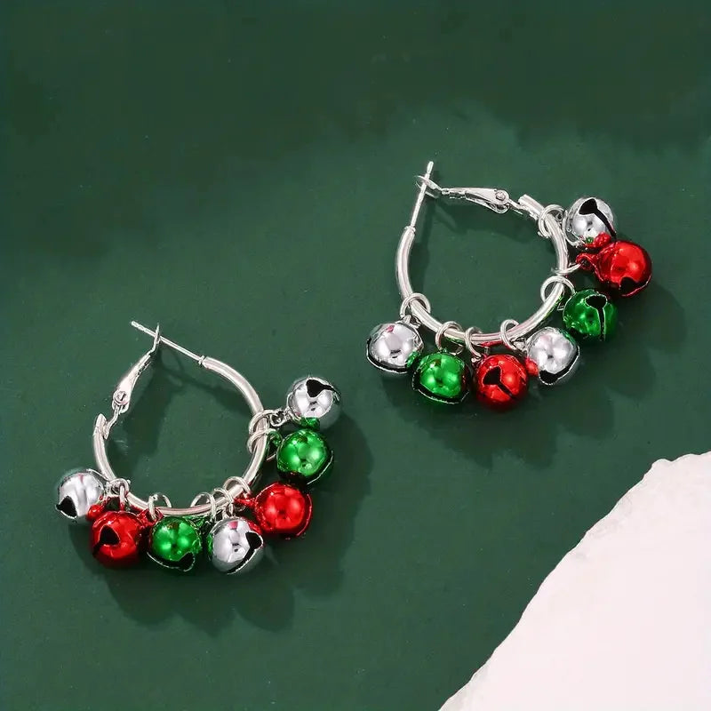 Boucles d'oreilles pendantes en Imitation de perles pour femmes, élégantes, flocon de neige, cloche délicate, boîte-cadeau, boule de fourrure, clou pour filles, accessoire de bijoux de fête
