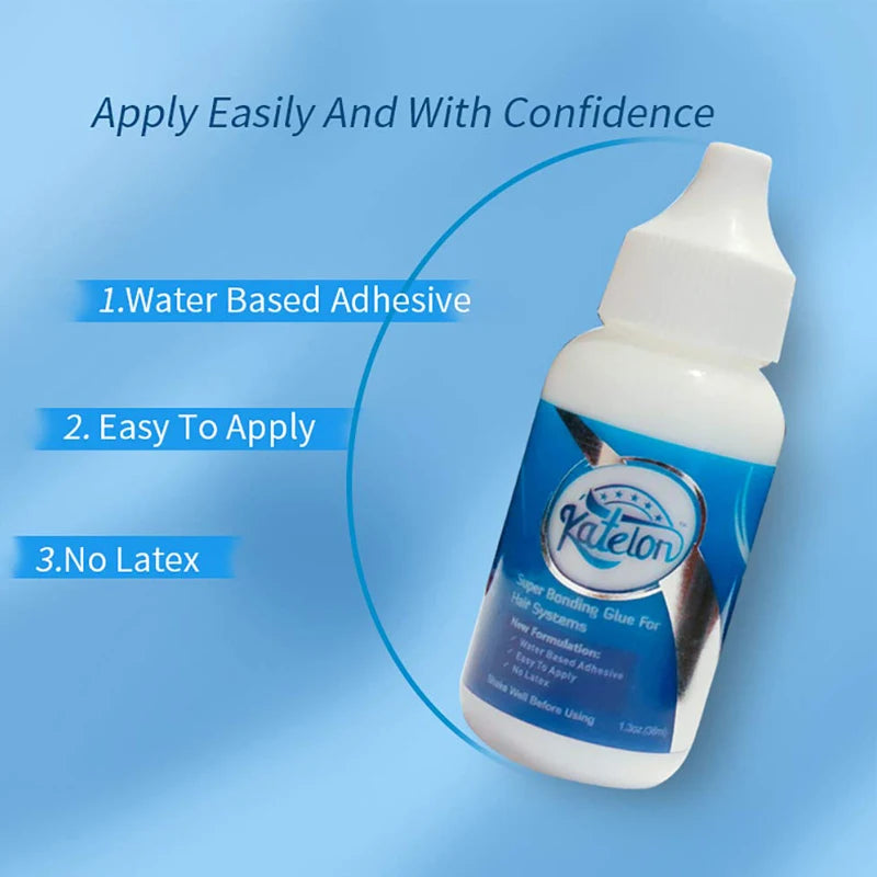 Colle pour perruque Lace Front Wig, tenue supplémentaire, étanche, 38ml, Super collage, pour bonnet de perruque, 1 pièce, outils de coiffure, 1.3Oz