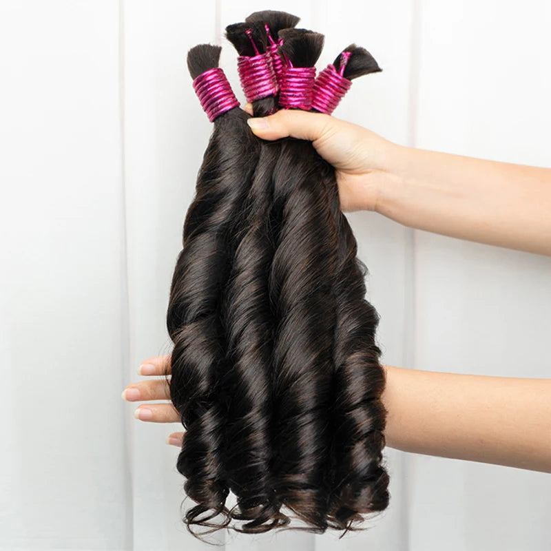 Extensions de Cheveux Humains 100% Naturels, Tissage Vietnamien Brut, Sans Trame