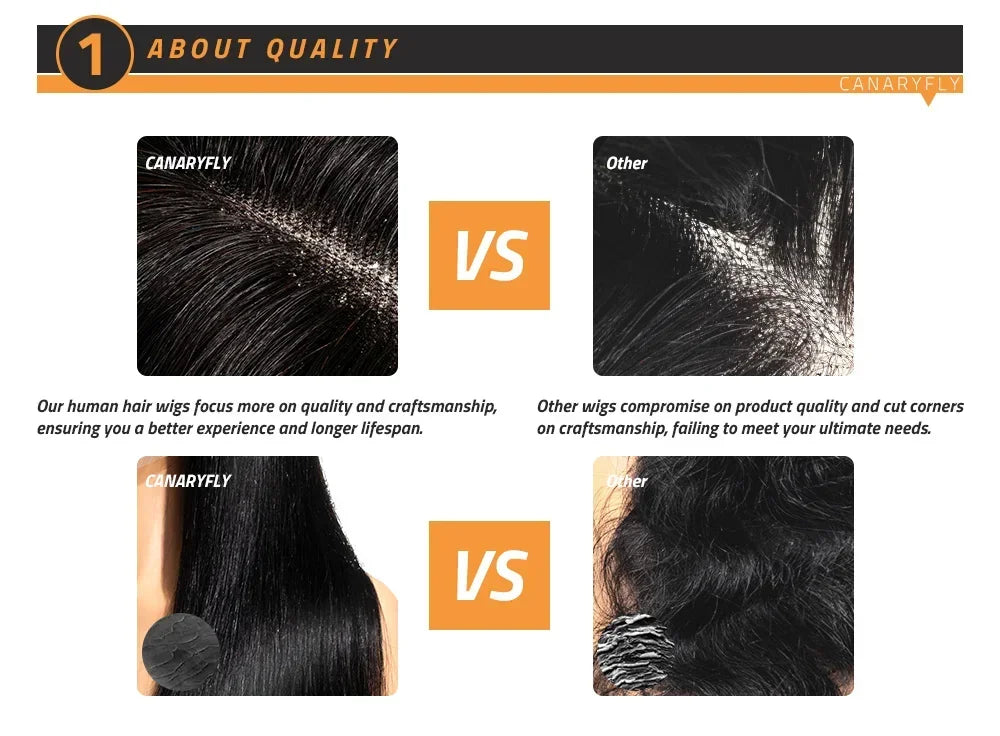 Perruque 13x6 en cheveux humains, dentelle frontale HD pré-plumée, couleur chocolat brun #4, raide, longueur 36 pouces, look naturel et élégant