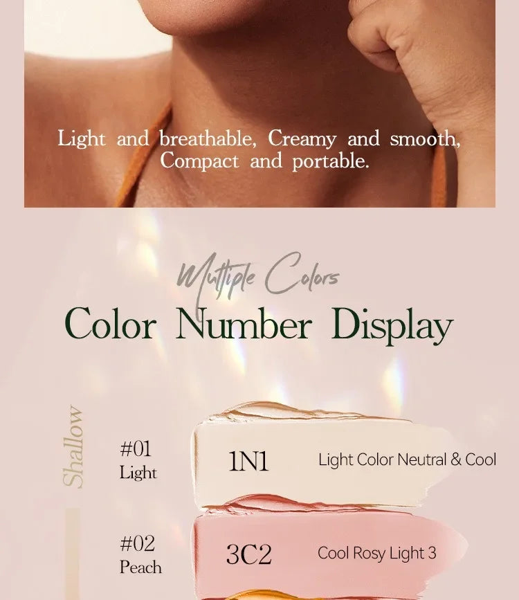 Fond de teint en bâton pour le visage, couverture complète, peau foncée, maquillage durable, contrôle de l'huile, correcteur, crème de Base, primaire naturel mat