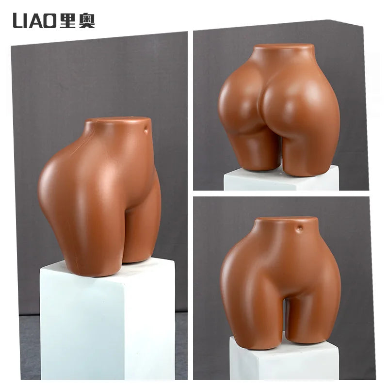 Brésilien BBL gros hanches corps féminin Mannequin torse africain grande taille fesses femmes factice en plastique pour sous-vêtements et vêtements affichage