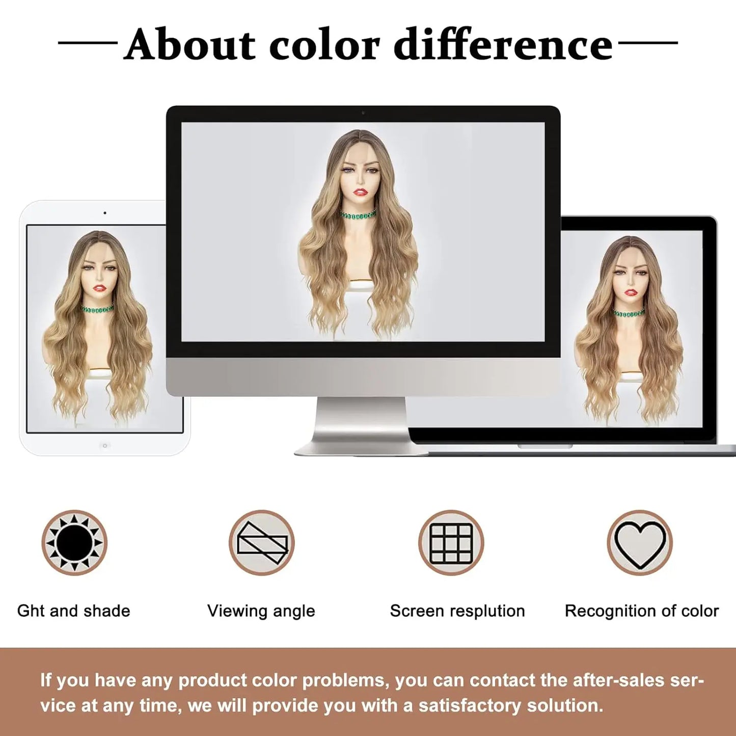 Perruque synthétique ondulée longue en dentelle blonde ombrée pour femmes, 26 pouces, partie centrale bouclée, aspect naturel, fibre résistante à la chaleur pour le quotidien