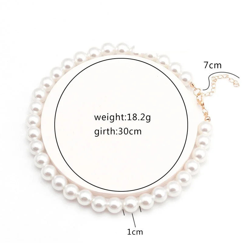 Collier ras du cou en perles blanches pour femme, bijou élégant de mariage, nouvelle collection, vente en gros, livraison directe