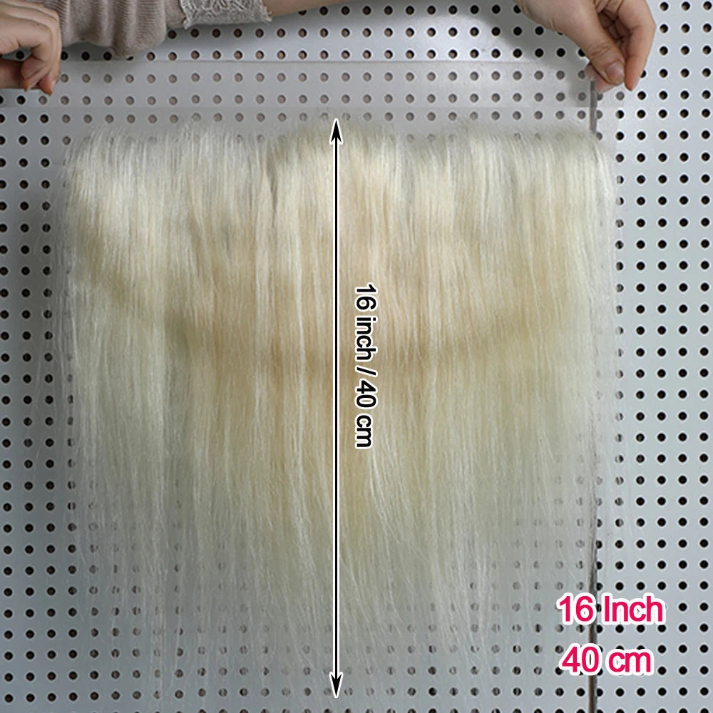 Honey Blonde 613 Lace Frontal Only 13X6 Straight Lace Frontal - Pre Plucked with Baby Hair 150% Density Brzilian Remy Human Hair