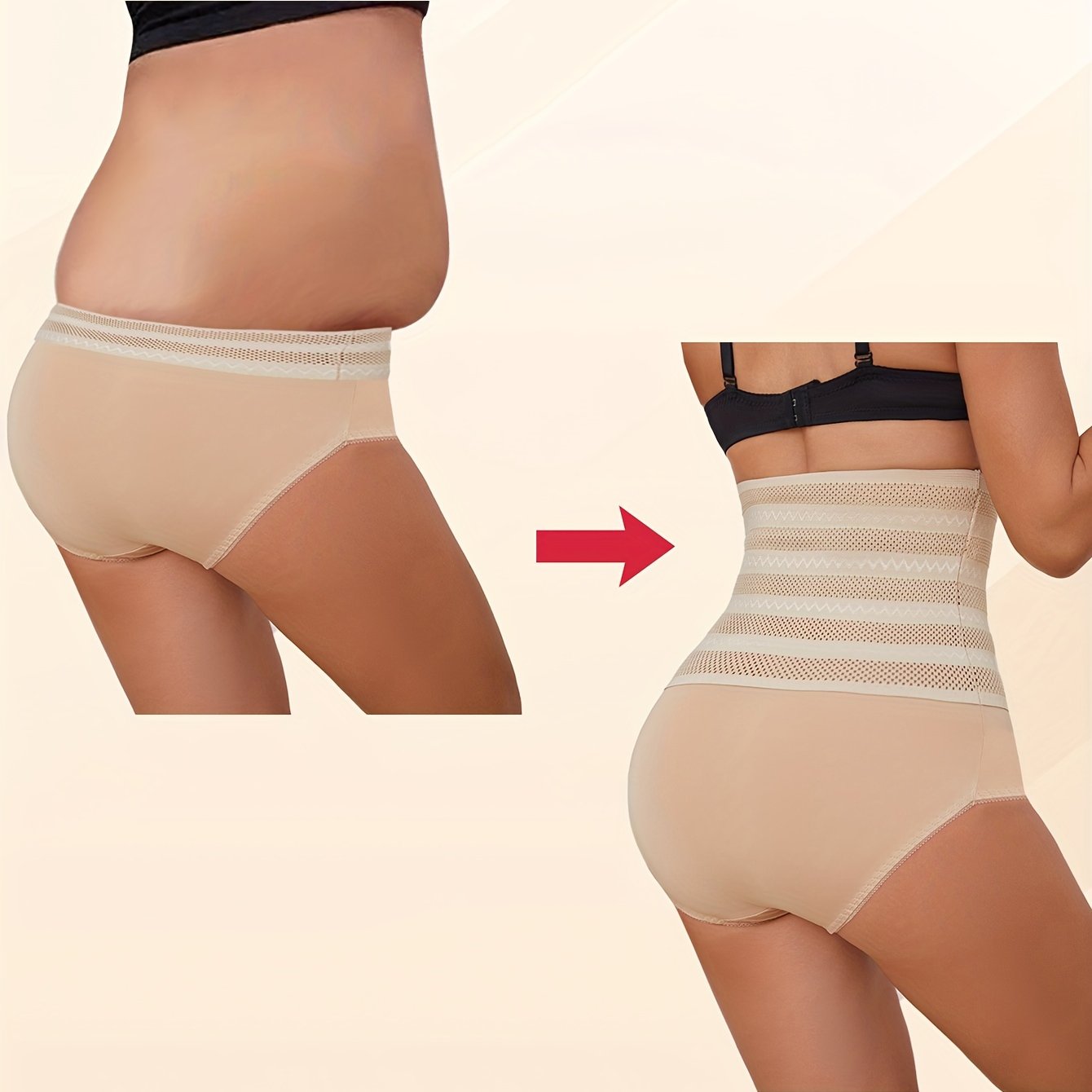 High-Waisted Shaping Panties for Women, Designed to Control The Abdomen And Lift The Hips.