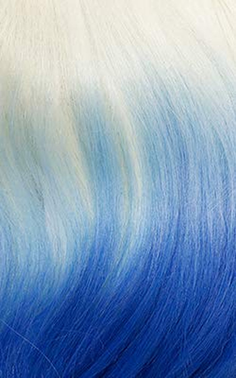 Vice Lace Front Wigs - Unit 10 5 Inch Deep Part Synthetic Preplucked Hairline (LT613/BLUE)