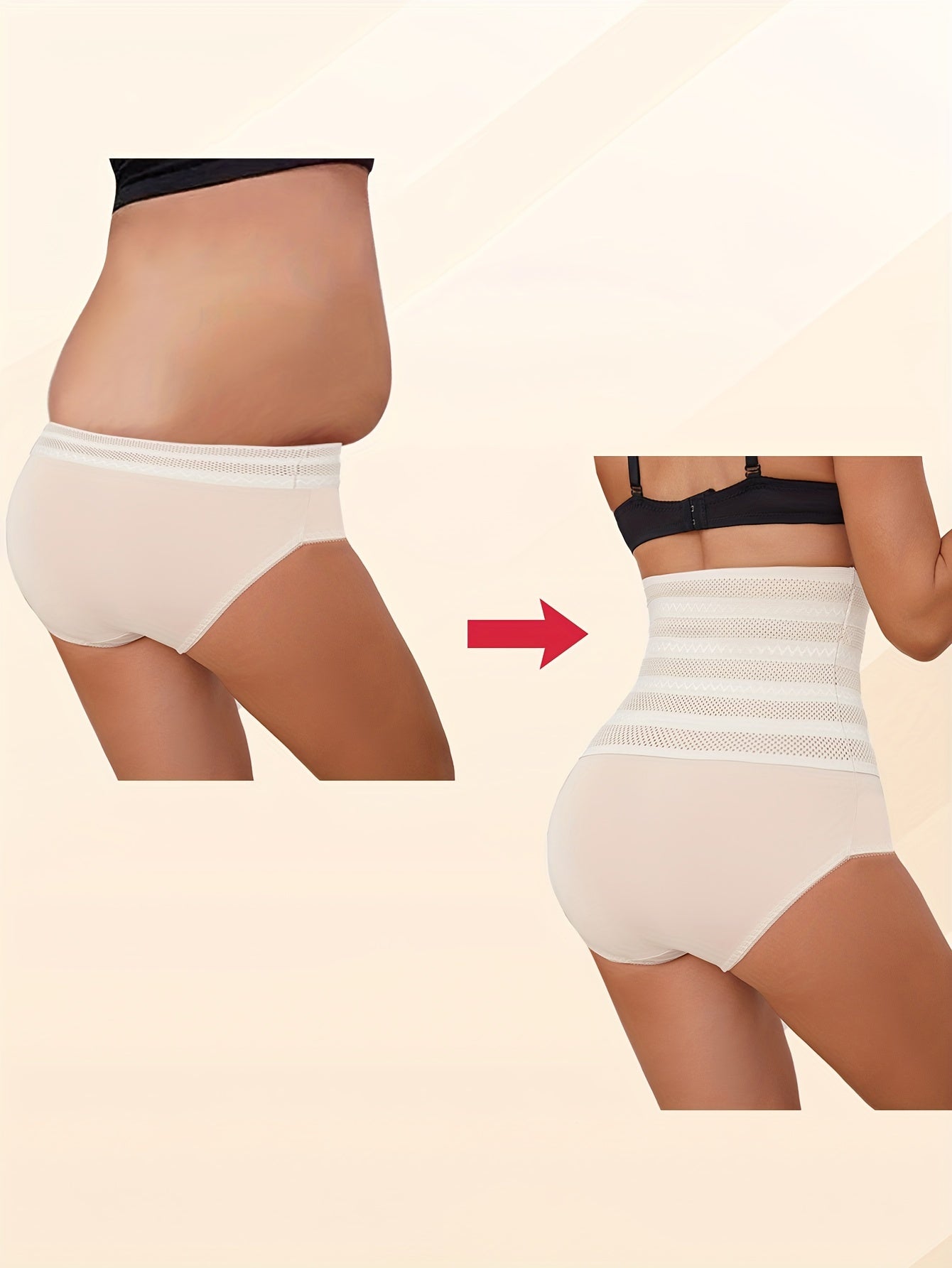 High-Waisted Shaping Panties for Women, Designed to Control The Abdomen And Lift The Hips.